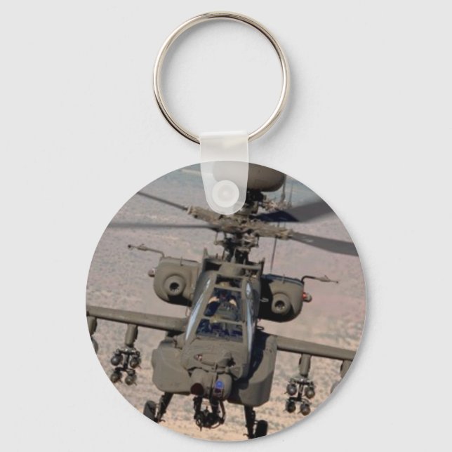 Chaveiro Apache Helicopter Air Wings Destiny (Frente)