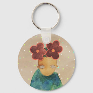 Chaveiro Apaixonado pelas flores