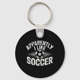 Chaveiro Aparentemente Eu Gosto de Futebol Vintage Dia de J