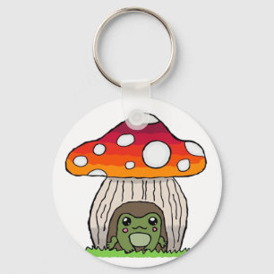 Chaveiro Apelo Clássico Retro de Sapo Goblincore