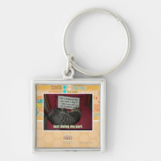 Chaveiro Apenas fazendo minha divisória (Frente)