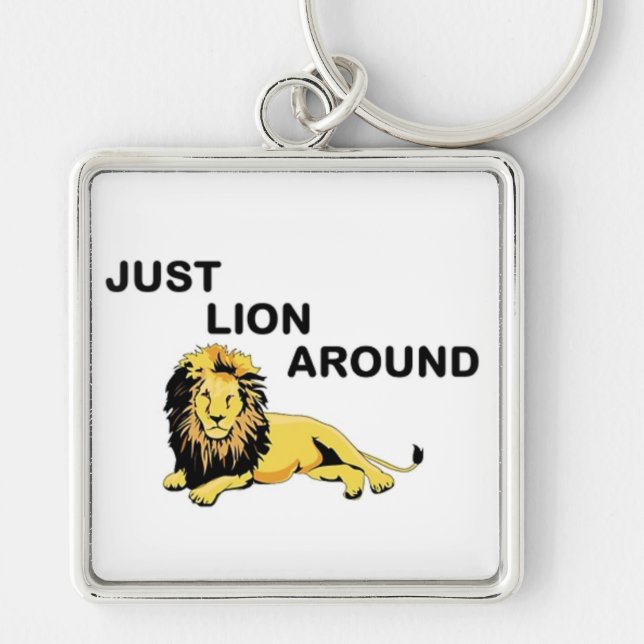 CHAVEIRO APENAS LION POR AÍ (Frente)