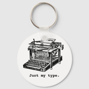 Chaveiro Apenas o meu tipo, Máquina de Escrever