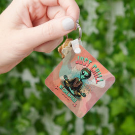 Chaveiro Apenas relaxe, nós viemos em paz