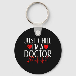 Chaveiro Apenas Relaxe sou um Médico