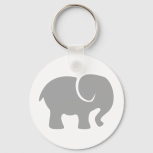Chaveiro Apenas um Elefante Cinza