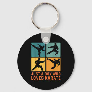 Chaveiro Apenas um garoto que ama karate artes marciais Kar
