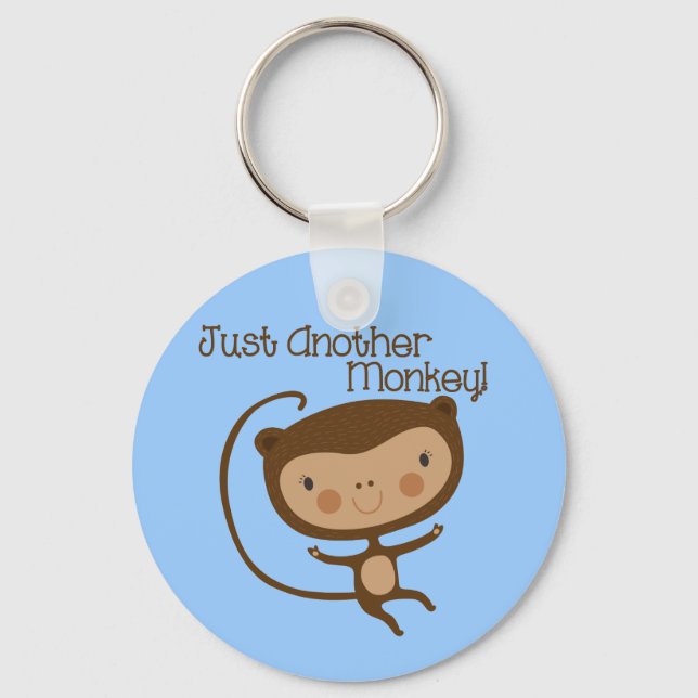 Chaveiro Apenas um outro macaco (Frente)
