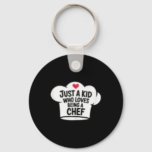 Chaveiro Apenas Uma Criança Que Adora Ser Chef Legal Ao Lov