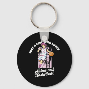 Chaveiro Apenas uma garota que ama anime e basquete Merch B