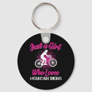Chaveiro Apenas Uma Garota Que Ama Garotas De Ciclismo De M