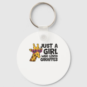 Chaveiro Apenas uma garota que ama girafas _3