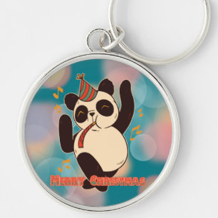 Chaveiro Apenas uma garota que ama pandas Festa de Natal