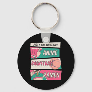 Chaveiro Apenas Uma Menina Que Ama Anime Bysketbyll Ramen K
