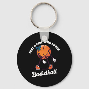 Chaveiro Apenas Uma Menina Que Ama Basquete - Garota De Bas