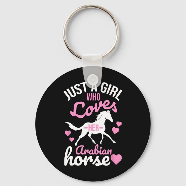 Chaveiro Apenas Uma Menina Que Ama Equestri Engraçado Com C (Frente)