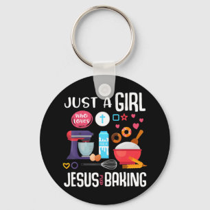 Chaveiro Apenas Uma Menina Que Ama Jesus E Fazendo Cristo L