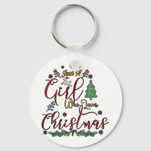 Chaveiro Apenas Uma Menina Que Ama O Natal