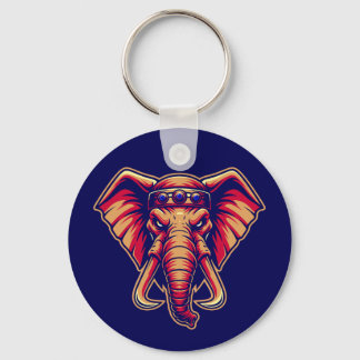 Chaveiro Apex Pachyderm - Edição Azul Marinho e Laranja