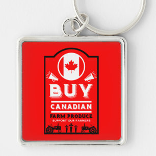 Chaveiro Apoie os Agricultores Canadenses