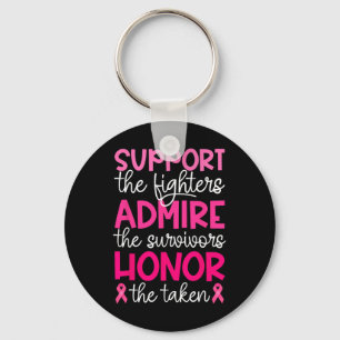 Chaveiro Apoio ao cancer de mama Admire Honra Cancer A
