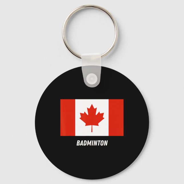 Chaveiro Apoios Patrióticos Badminton, do Canadá Equipe Esp (Frente)