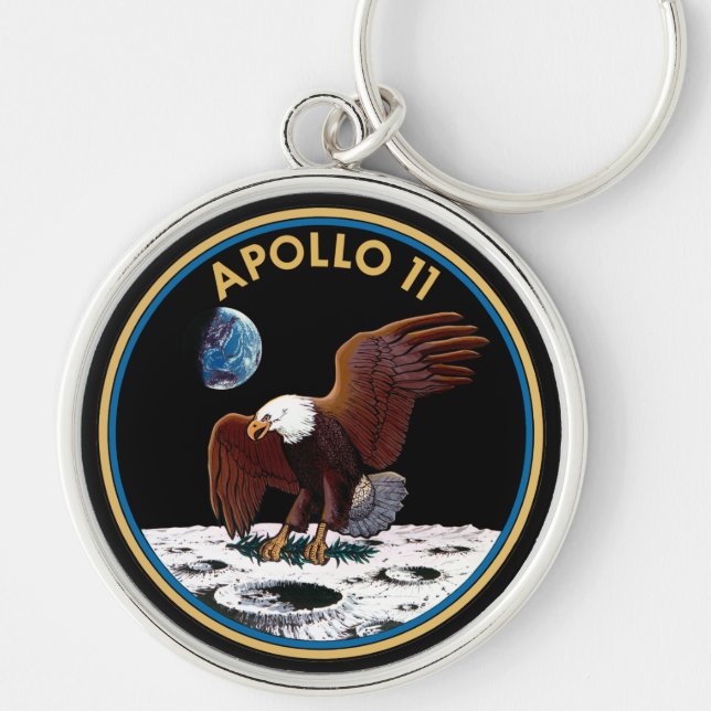 Chaveiro Apollo 11 insígnia (Frente)