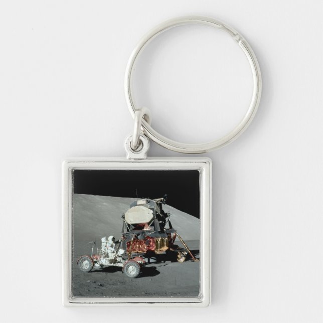 Chaveiro Apollo 17 - A aterragem de lua equipada final (Frente)