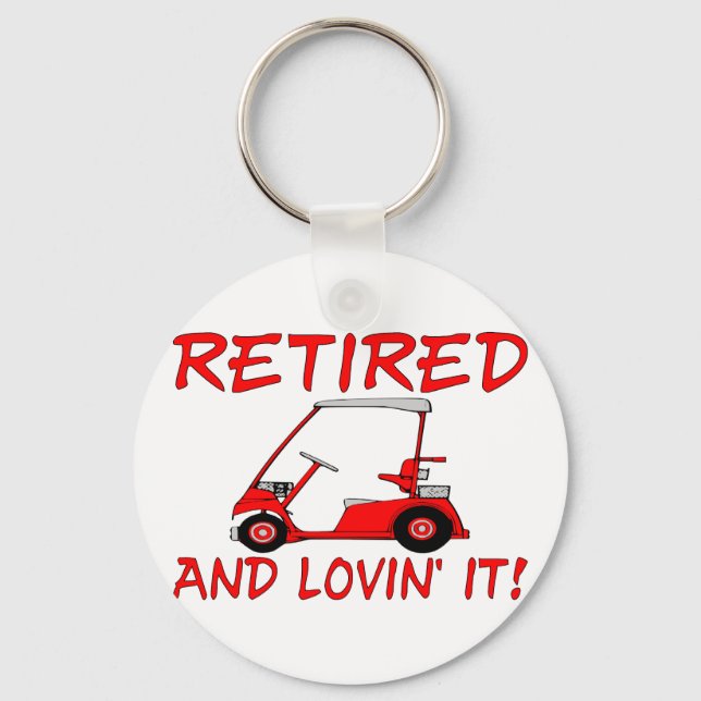 Chaveiro Aposentado E Adorando (Frente)