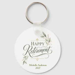 Chaveiro Aposentadoria Feliz Nome Personalizado