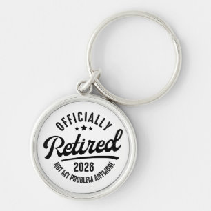 Chaveiro Aposentadoria Retro Oficial 2026 Piada de Aposenta