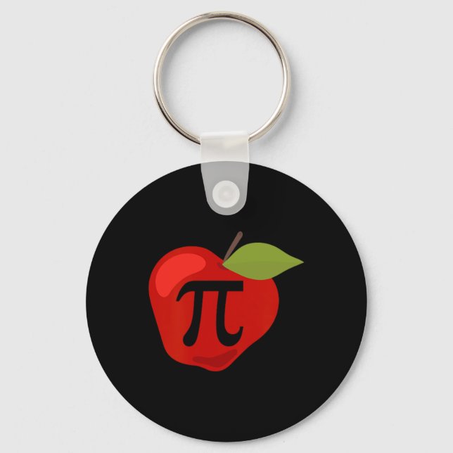 Chaveiro Apple Pi Engraçado Professor de Matemática Dia de  (Frente)