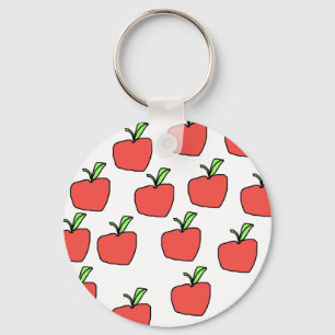 Chaveiro Apple vermelho modela