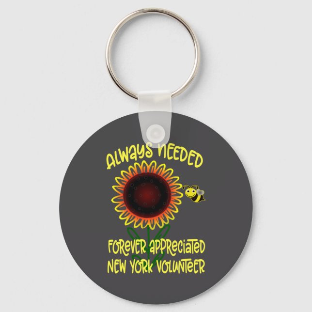 Chaveiro Appreciation New York Always Needed Volunteer Reco (Frente)