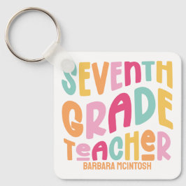 Chaveiro Apreciação Colorida de Professores do 7º ano