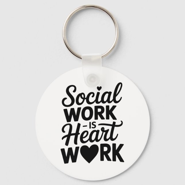 Chaveiro Apreciação do Assistente Social Msw Escola Clínica (Frente)