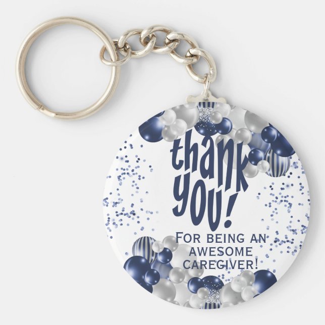 Chaveiro Apreciação do Atendedor Obrigado (Frente)