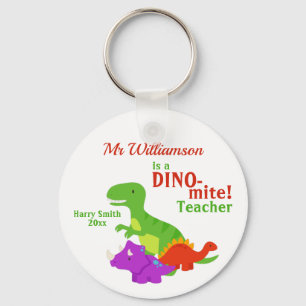 Chaveiro Apreciação do Professor Dino-mite Dinossaur