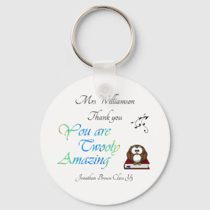 Chaveiro Apreciação do Professor Obrigado Coruja