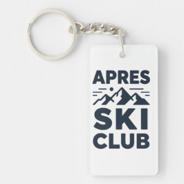 Chaveiro Apres Ski Club Mountain Logo - Custom Mens Winter 