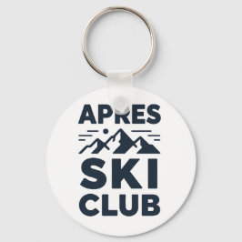 Chaveiro Apres Ski Club Mountain Logo - Custom Mens Winter 