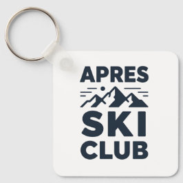Chaveiro Apres Ski Club Mountain Logo - Custom Mens Winter 
