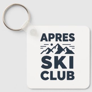 Chaveiro Apres Ski Club Mountain Logo - Custom Mens Winter 