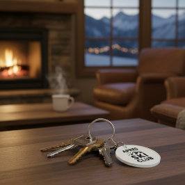 Chaveiro Apres Ski Club Mountain Logo - Custom Mens Winter 