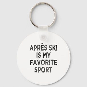 Chaveiro Apres ski é meu esporte favorito