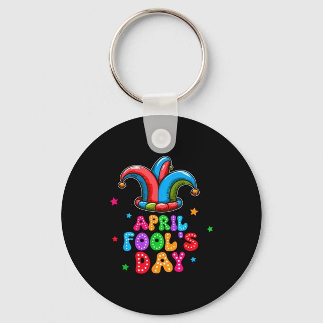 Chaveiro April Fool's Day April 1st Prank Joke Funny Gift  (Frente)