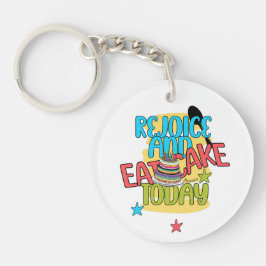 Chaveiro Aproveite E Coma Bolo Hoje - Salmo 118:24