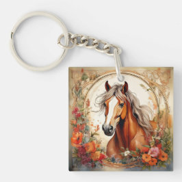 Chaveiro Aproveite os momentos que fazem você feliz cavalo