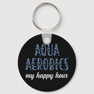 Chaveiro Aqua Aerobics My Happy hour Water aerobics present