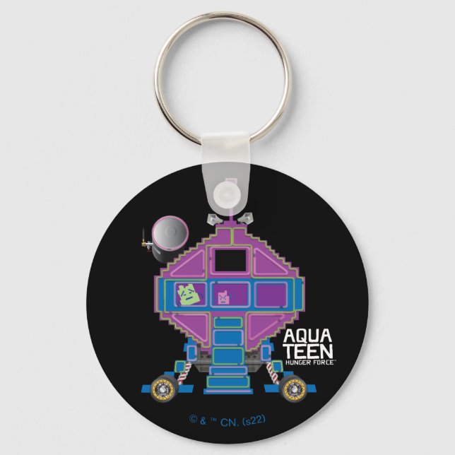 Chaveiro Aqua Teen Fome Force Mooninites Carro (Frente)
